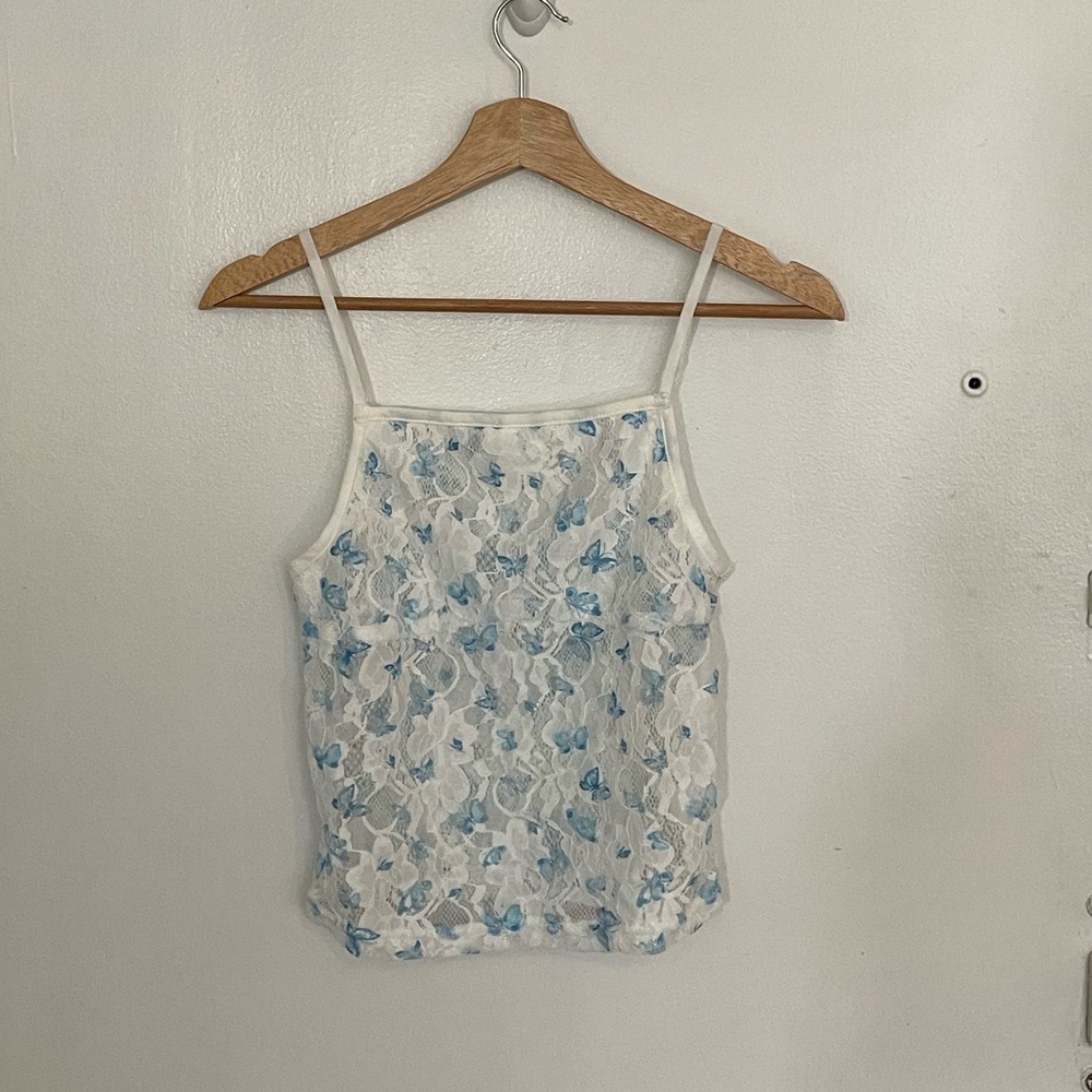 Lace tank🩵🦋